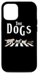 iPhone 13 The Dogs Walk On The Road Funny Puppy Dog Lover Case