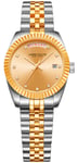 Carrie Taylor Astoria Day-Date Jubilee CTW1703 - Guldfarvet krystal kvarts dameur