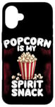 Coque pour iPhone 16 Plus Popcorn is My Spirit Snack Popcorn