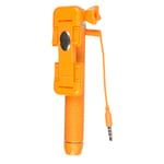 Selfiestick Pocket Trådad Spegelfunktion Orange