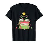 Books Xmas Tree Ornaments Reading Lover Christmas Books T-Shirt