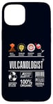 iPhone 15 Plus Vulcanologist Job Definition Skills Coffee Wine Sarcasm Case