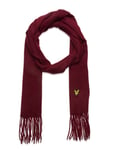 Lyle & Scott Lambswool Scarf Röd