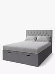 Koti Home Eden Upholstered Ottoman Storage Bed, Double