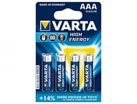Batteri, alkaliskt lr03 1,5v aaa 10-pack