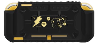 HORI Switch Lite Hybrid System Armor - Pokémon Pikachu Black & Gold