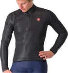 Castelli Squall Shell Mens Cycling Jacket Black Waterproof Reflective MTB Bike