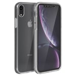 Coque Apple iPhone XR Protection 360° Silicone + Polycarbonate Transparent