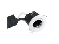 Uni Install 220-240V Ip44 Lutningsvinkel 30° Gu10 Downlight Utan Ljuskälla Ø75mm, Vit, Rund