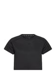 Adidas Performance Aeroready Train Essentials 3 Bar Logo Crop T-Shirt Svart