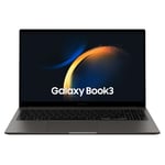 Samsung Galaxy Book3 Ordinateur Portable 15" Intel Core i5 8Go RAM 512 Go SSD Intel Iris Xe Graphic, Anthracite, Clavier AZERTY fr