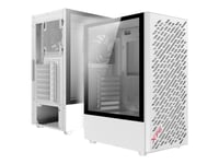 Xpg Valor Air - Mid Tower - Atx - Sidepanel Med Vindu (Herdet Glass) - Ingen Strømforsyning - Hvit - Usb/Audio/Mic