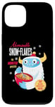 Coque pour iPhone 13 Cute Abominable Yeti. Bigfoot hide and seek on Snow, Flake