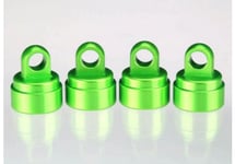 Traxxas Shock caps, aluminium (Green-anodized) (4 pcs) (fits all Ultra shocks) TRX3767G