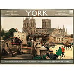 Wee Blue Coo York England UK Minster Cathedral Soldier Artillery Art Print Poster Wall Decor 12X16 Inch