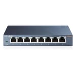 TP-Link - 8 Ports Netværks IGMP Switch - 10/100/1000 Mbps.