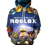 ROBLOX Barn Hoodie Jacka Kavaj Långärmad Huvad Tröja E E 160cm