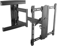 Support Murale TV 45-85" S5744-B (114-216cm) Suspendu Orientable Inclinable Support Écran Universel Accroche Moniteur VESA 400 x 400 Noir