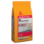 SIKA - Enduit de rebouchage en poudre - SikaWall-274 R blanc - Murs et plafonds intérieurs - Forte adhérence - Haut pouvoir couvrant - 4 kg