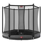 BERG Favorit 330 11ft Grey In-Ground Trampoline and Safety N...