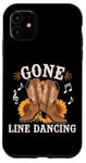 Coque pour iPhone 11 Gone Line Dancing Musique country western Line Dancer