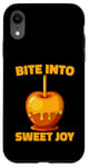 Coque pour iPhone XR Bite Into Sweet Joy Candy Apple