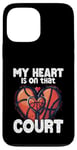 Coque pour iPhone 13 Pro Max Game Day Basketball Mom