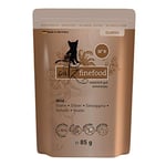 catz finefood N° 9 Wild Nourriture Fine pour Chat Humide, raffinée avec Pommes de Terre et canneberges, 16 sachets de 85 g