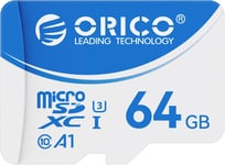 T3 Carte Mémoire Microsdxc Uhs-I 64 Go, Lecture 70 Mo/S, Écriture 60 Mo/S, Codage 4K Uhd, U3, Classe 10, V30, A1, Micro Sd Pour Moniteur Bébé, Caméra De Sécurité, Carte Tf[SDK201425]