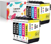 Cartouches D'Encre 503Xl Compatibles Avec Les Cartouches Epson 503Xl 503 Xl Cartouche 503 Pour Epson Xp-5200 Xp-5205 Workforce Wf-2960 Wf-2960Dwf Wf-2965Dwf (4 Noires,2 Cyan,2 Jaunes,2 Magenta)