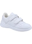 Hush Puppies HUSH PUPPIES Marling Easy Junior School Shoe 12 Infant White female