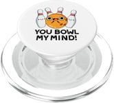 You Bowl My Mind Jeu de mots de bowling amusant PopSockets PopGrip pour MagSafe