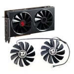 For POWERCOLOR RX 5700XT 5700 5600XT Red Dragon Graphics Card Cooling Fan Parts