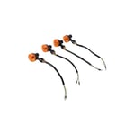 Pour klr 650 lot de 4 clignotant 4Pcs Moto Clignotants 12V en Plastique abs Universel Clignotant Ampoule (Orange) - Sjlerst