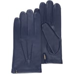 Gants Isotoner  Gants Homme cuir d'agneau et soie Marine