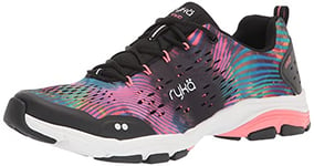 RYKA Femme Vivid RZX Chaussure athlétique Tout Sport, Teinture Noire, 42.5 EU Large