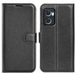 Oppo OPPO A77 5G PU Wallet Case Black