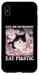 iPhone XS Max Help Save the Environment: Eat Plastic – A Cute Cat Meme Case