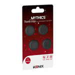 Konix Mythics Pack de 4 appuie-Pouces antidérapants pour joysticks Console Nintendo Switch - Noir