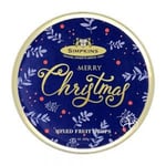 Simpkins Christmas Blue Label Mixed Fruit Travel Sweets 200g Tin