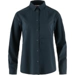 Fjällräven Womens Abisko Trekking Shirt (Blå (DARK NAVY/555) Small)