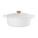 Le Creuset Le Creuset Signature oval gryta 4,1 l White