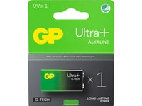 Gp Ultra Plus Alkaline 9V Batteri 1604Aup/6Lf22 1-Pack