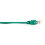 Black box BLACK BOX CONNECT CAT5E 100-MHZ STRANDED ETHERNET PATCH CABLE - UNSHIELDED (UTP), CM PVC, MOLDED SNAGLESS BOOT, GREEN, 5-FT. (1.5-M) (CAT5EPC-005-GN)