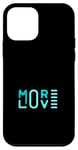 Coque pour iPhone 12 mini Graphique de couleur turquoise Turquoise More Love