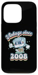 Coque pour iPhone 13 Pro Retro Vibes 2008 Vintage Style 17th Birthday Cassette Tape