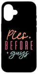 iPhone 16 Retro Pies Before Guys - Retro Thanksgiving Matching Outfit Case