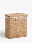 John Lewis Water Hyacinth Double Laundry Basket