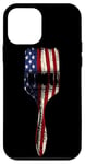 iPhone 12 mini House Painter Decorator Paint Brush American Flag Case