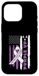 Coque pour iPhone 16 Pro Purple Up For Military Kids Drapeau américain USA